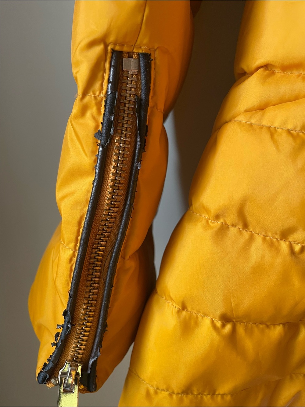 Yellow Puffer Jacket - Picture 9 of 9